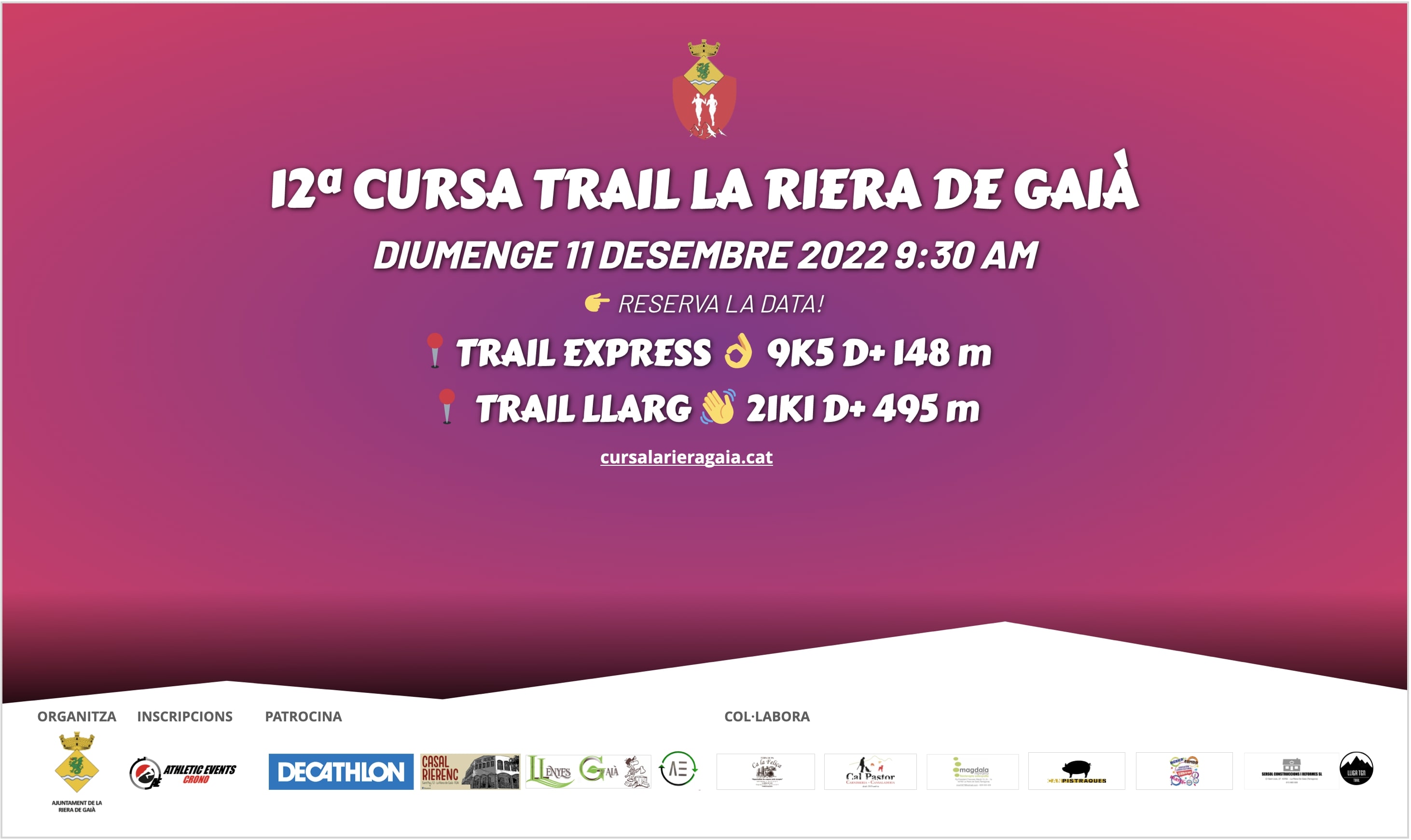 12a CURSA TRAIL LA RIERA DE GAIÀ - 2022